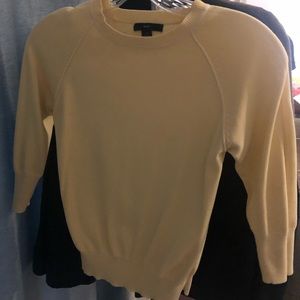 Yellow 3/4 sleeve sweater